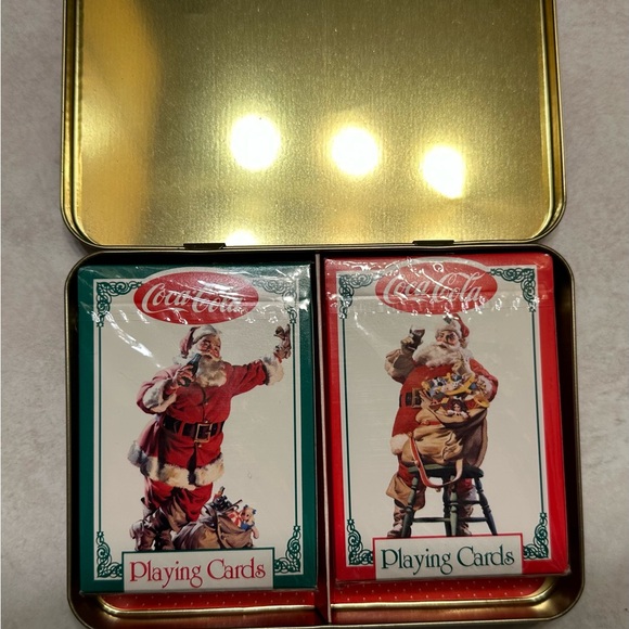 Vintage Coca Cola Santa Claus Playing Card Set - Picture 3 of 3